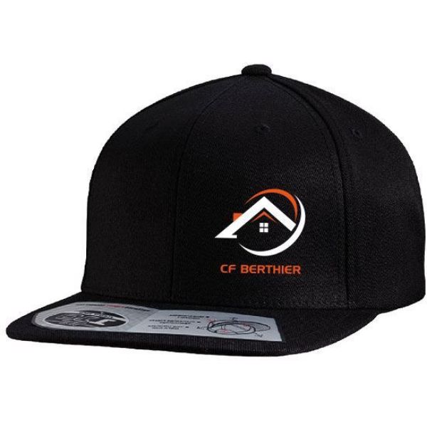 Image de Casquette palette plate Noire - FF110F